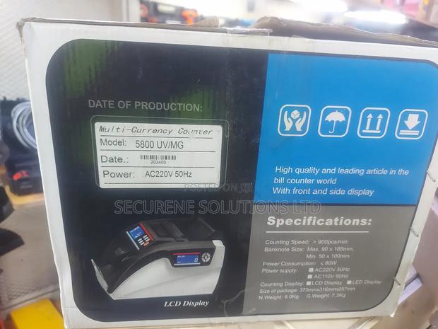 Bill Counter 5800mg, for Counting and Verifying Banknotes - thumbnail 3