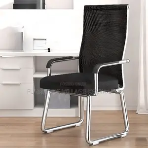 Office Chair: Upholstered Ergonomic Medium Height Board Seat