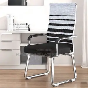 Office Chair: Upholstered Ergonomic Medium Height Board Seat