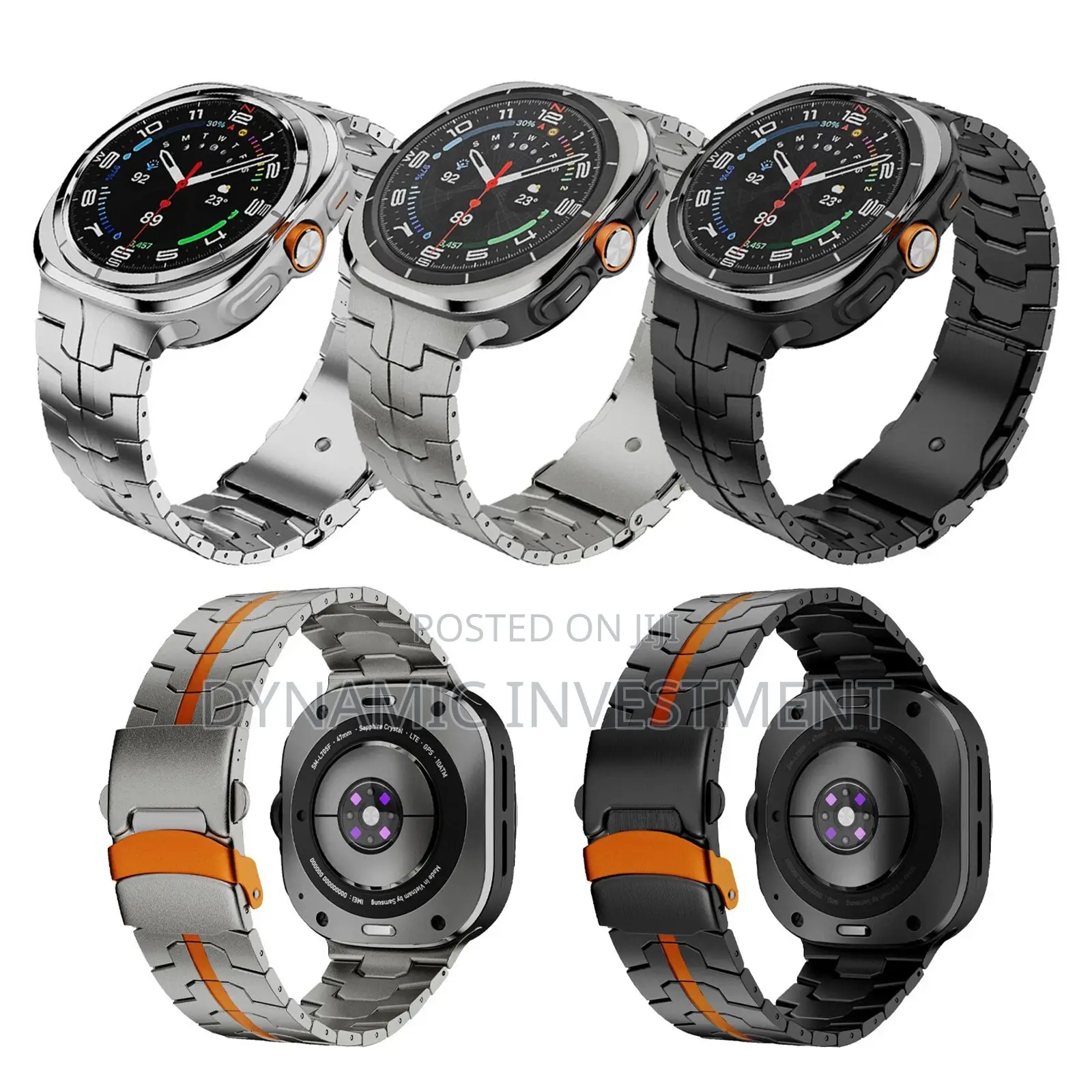 Samsung Galaxy Watch 7 Ultra Band 47mm Stainless Steel Strap