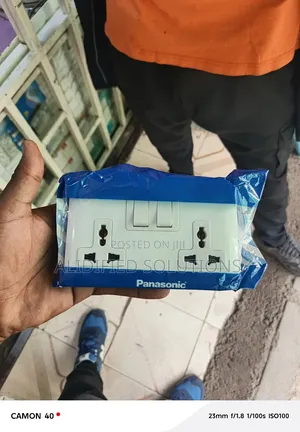 Panasonic Universal Double Socket