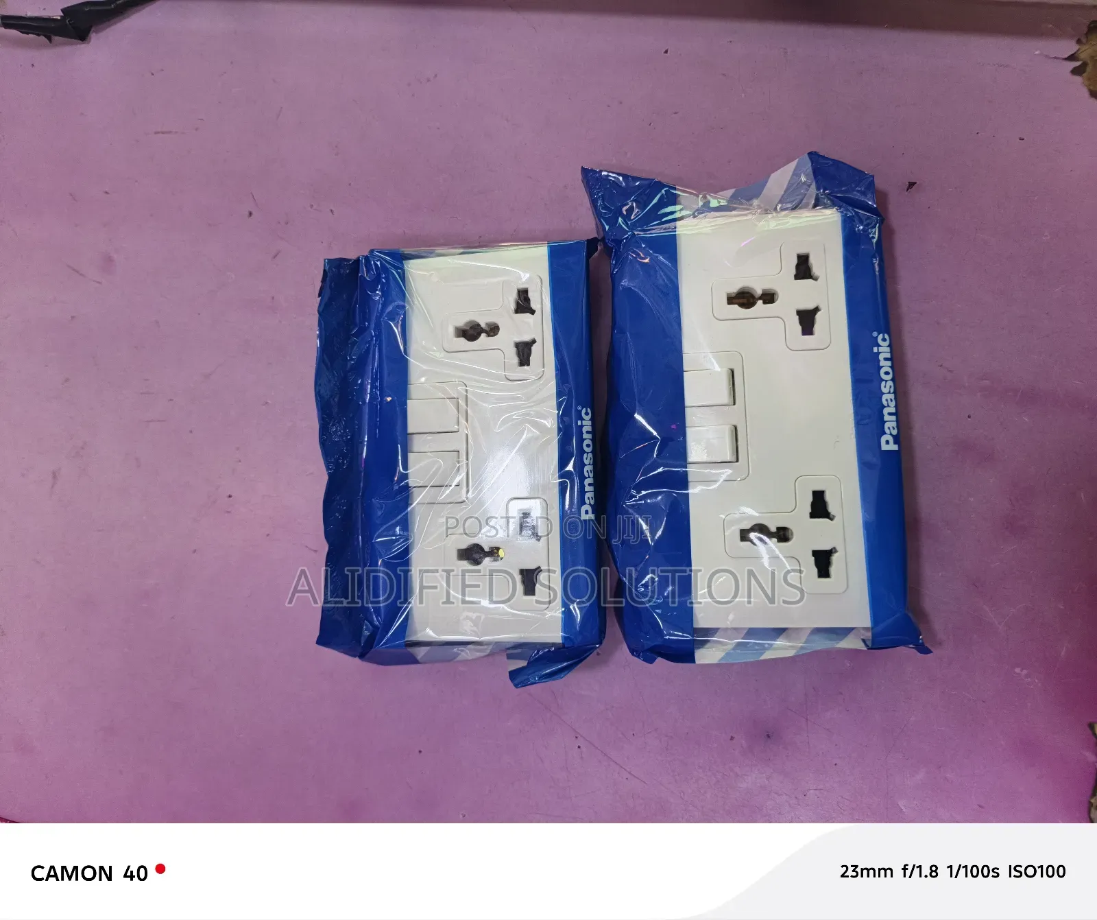 Panasonic Universal Double Socket
