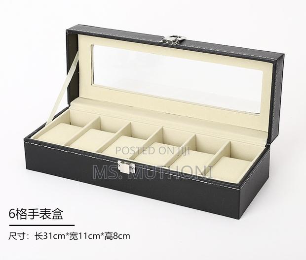 Elegant 6 Slots Watch Organizer/Storage Box* - thumbnail 2