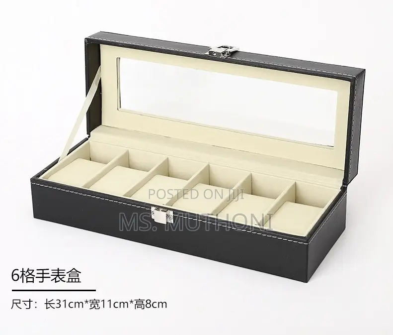 Elegant 6 Slots Watch Organizer/Storage Box*