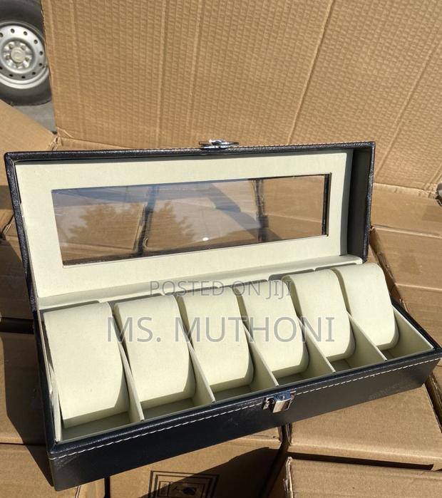 Elegant 6 Slots Watch Organizer/Storage Box* - thumbnail 3