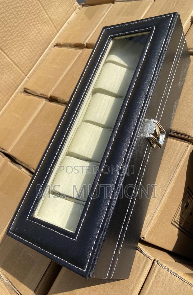 Elegant 6 Slots Watch Organizer/Storage Box* - thumbnail 4