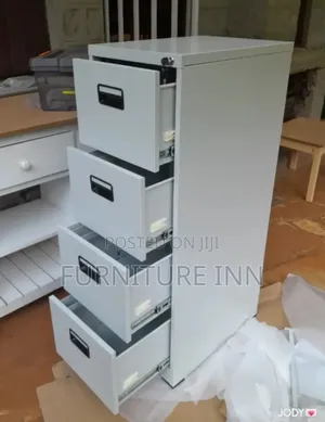 Metallic Four Drawers File Cabinet,