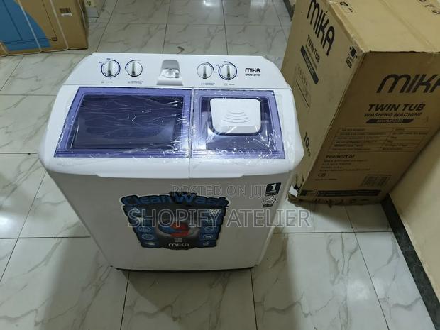 Twin Tub Semi Automatic Mika 10kg Washing Machine - main view