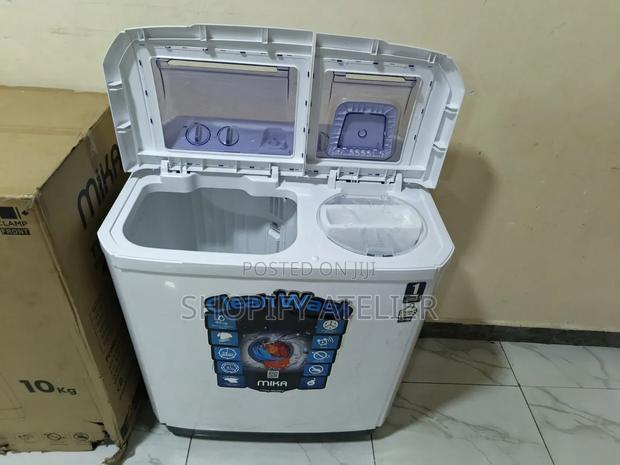 Twin Tub Semi Automatic Mika 10kg Washing Machine - thumbnail 2