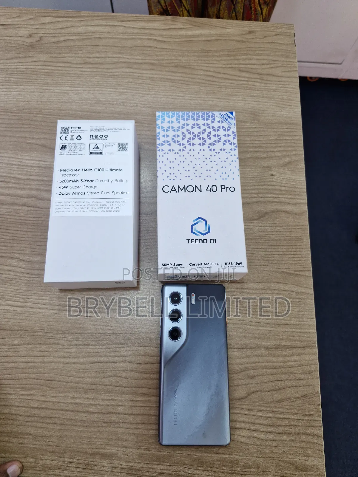 Tecno Camon 40 Pro 256 GB Black