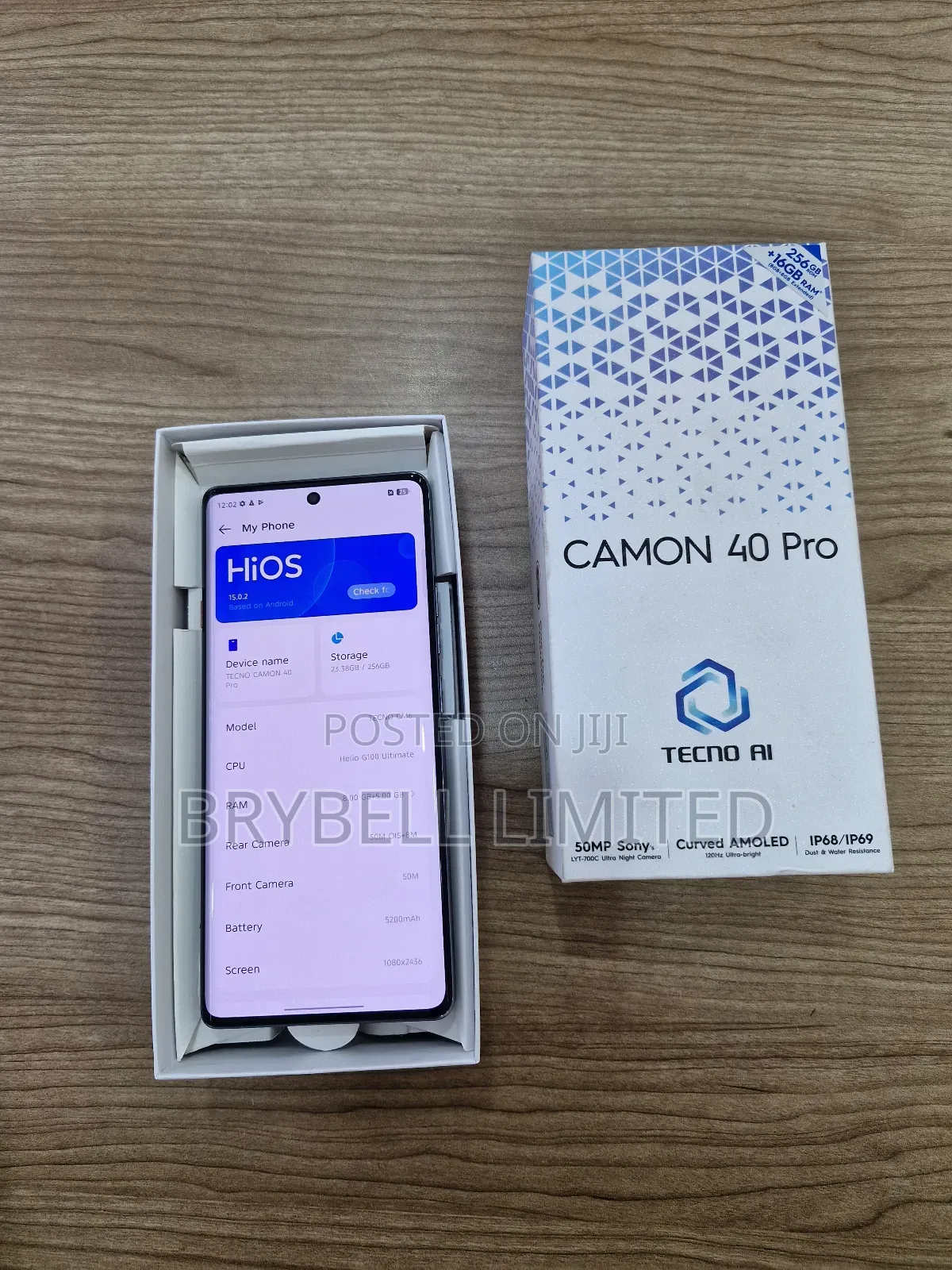 Tecno Camon 40 Pro 256 GB Black