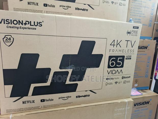 Vision Plus 65" Vidaa Frameless Television - main view