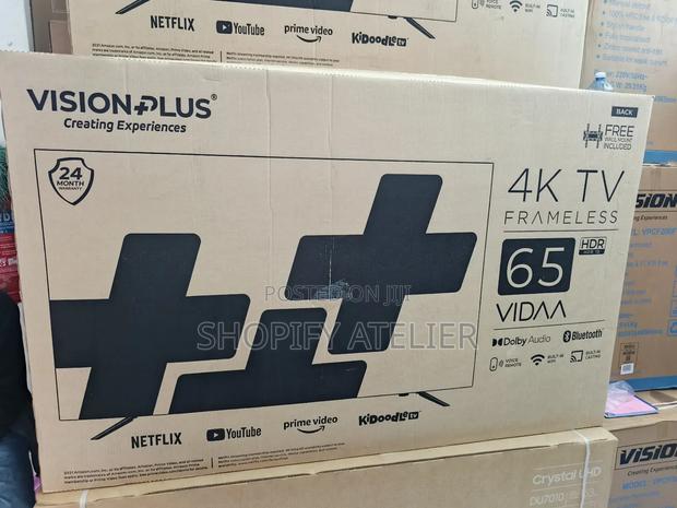 Vision Plus 65" Vidaa Frameless Television - thumbnail 2