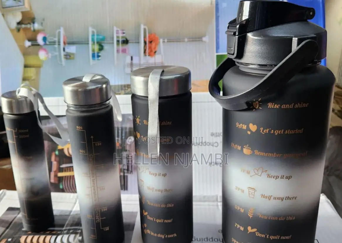 4 in 1 Motivational Bottle- 2000ml,750ml,600ml,300ml