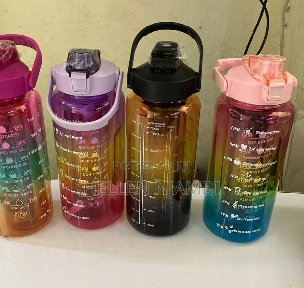 3 in 1 Motivational Bottle- 2000ml, 750ml, 280ml