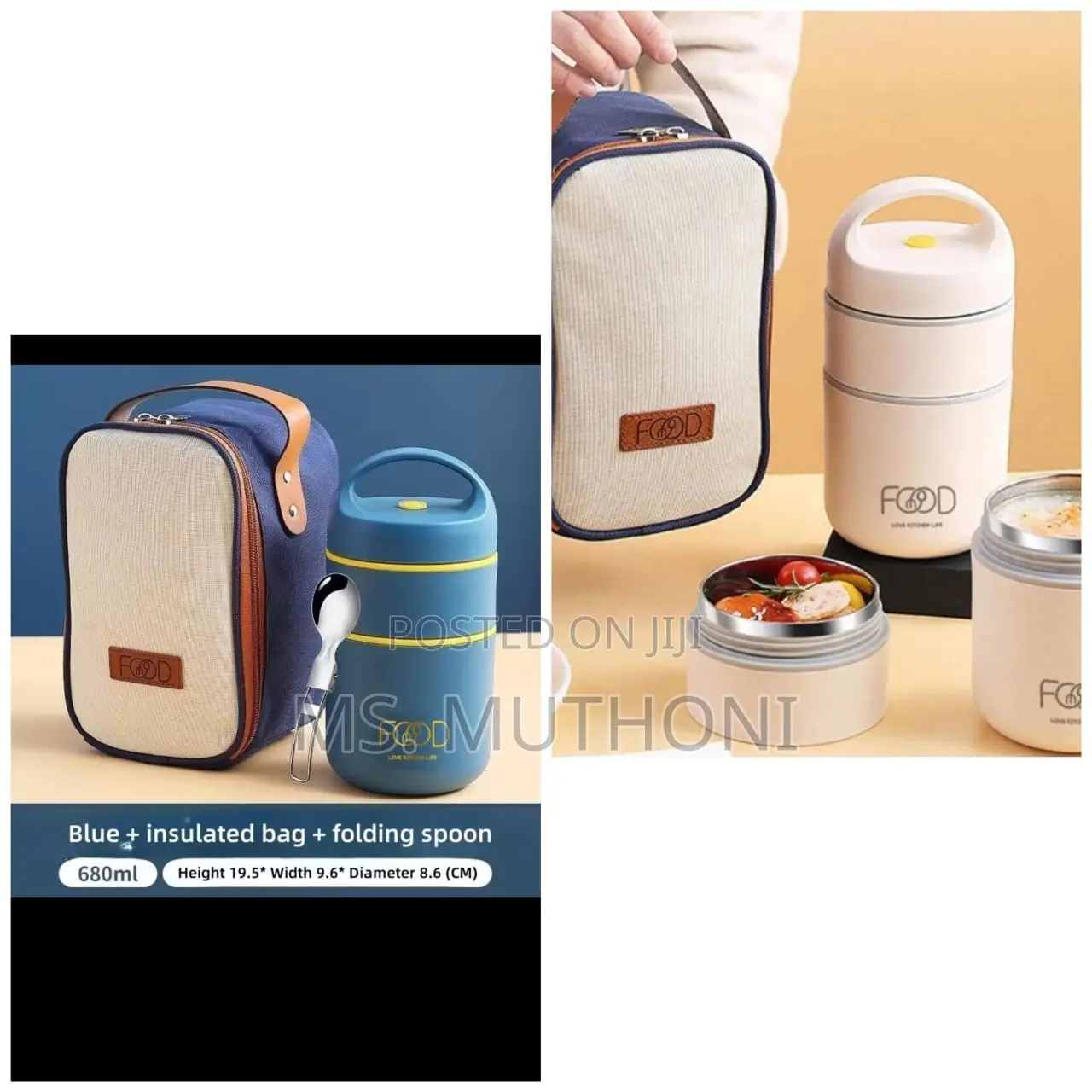 Elegant Insulated Lunch Box Set*