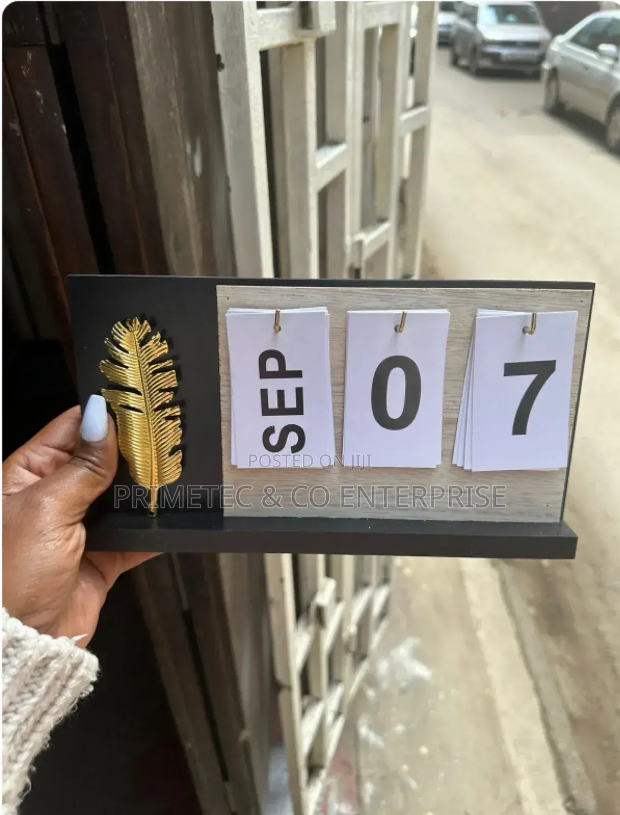 Nordic Style Wooden Perpetual Calendar