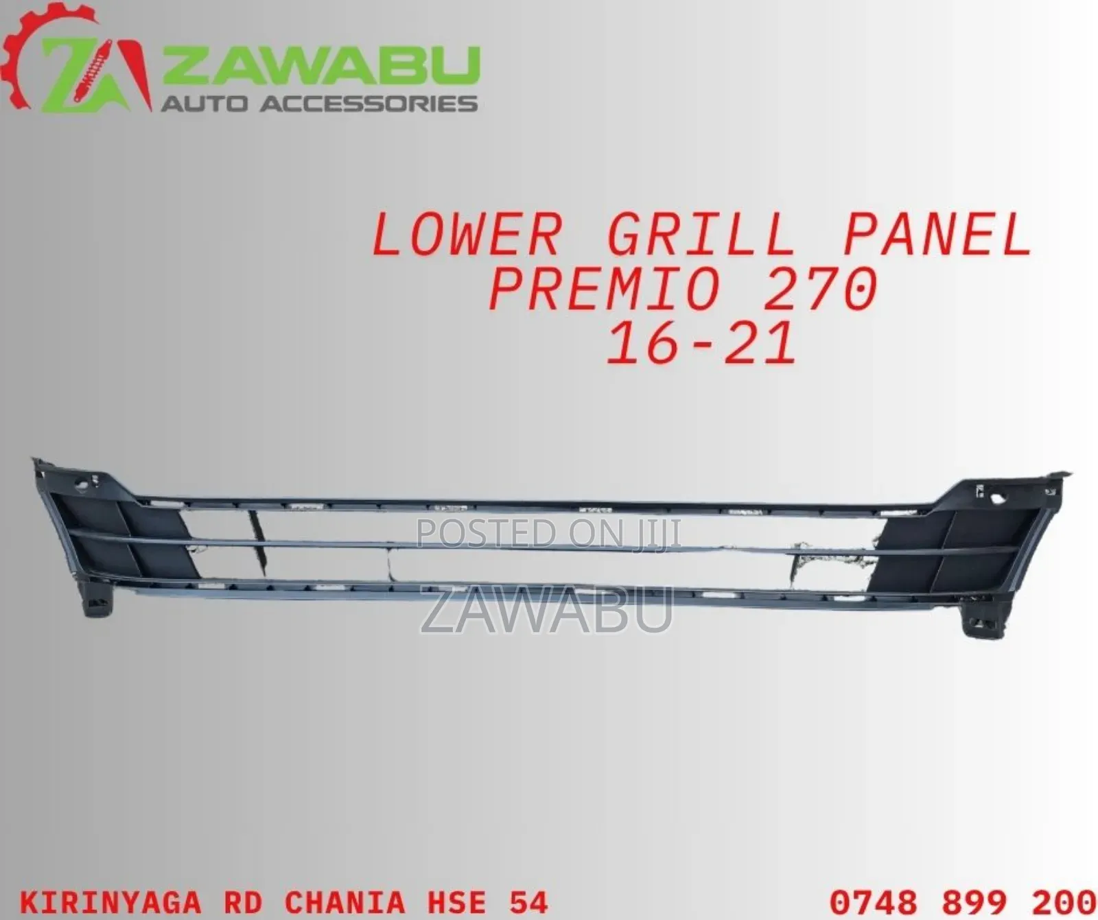 Lower Grill Panel Toyota Premio 270 2016-2021