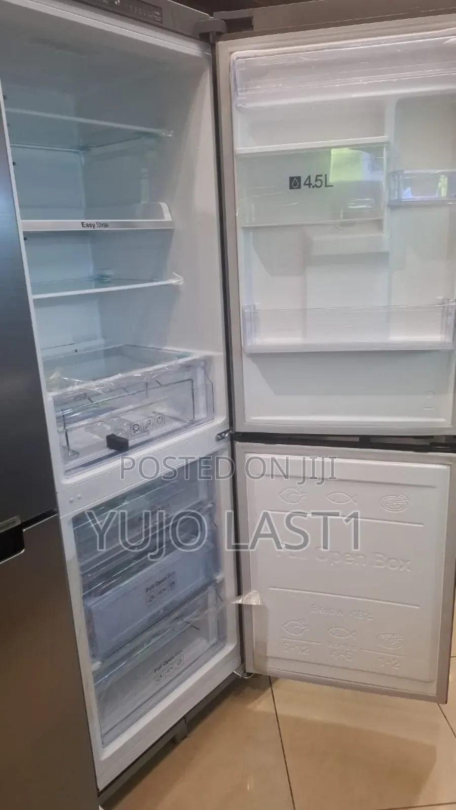 Lg Gc-B569nqcm Bottom Mount Freezer Fridge, 462 L - Smart