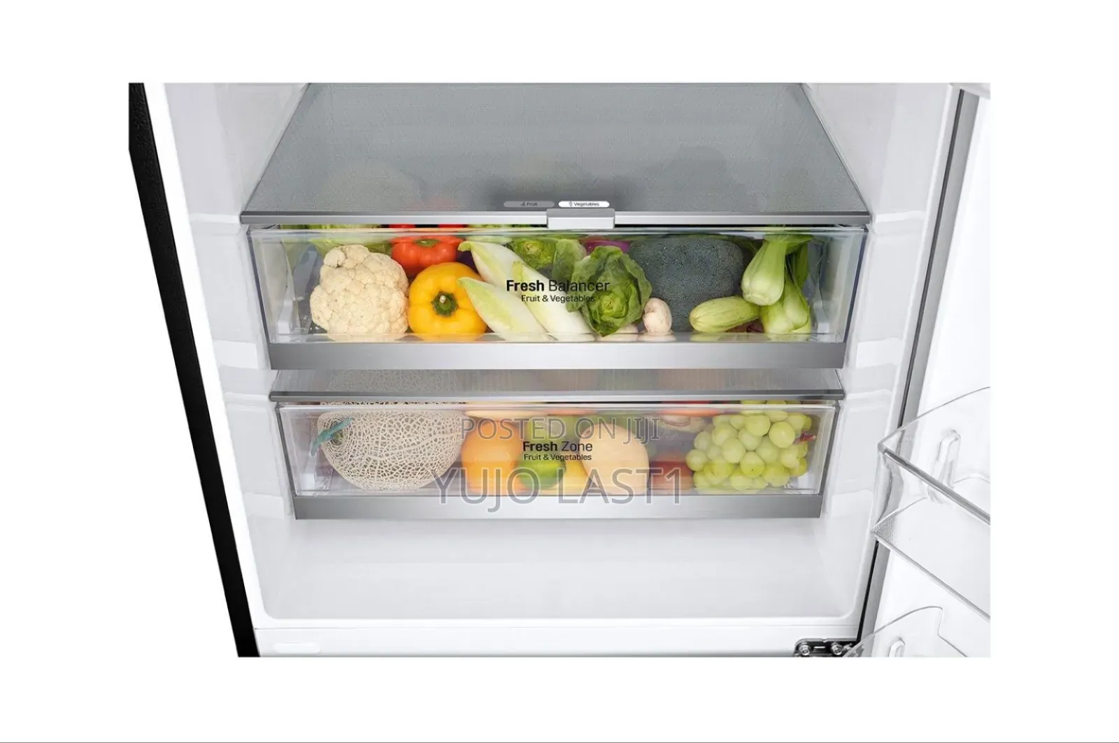 Lg Gc-B569nqcm Bottom Mount Freezer Fridge, 462 L - Smart