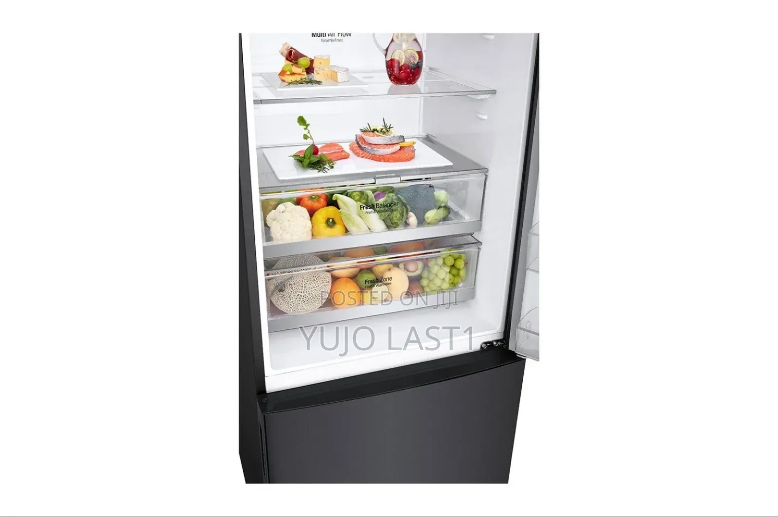 Lg Gc-B569nqcm Bottom Mount Freezer Fridge, 462 L - Smart
