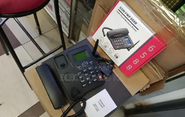 Dual Lines 6588 FWP Deskphone Home Wireless - main view