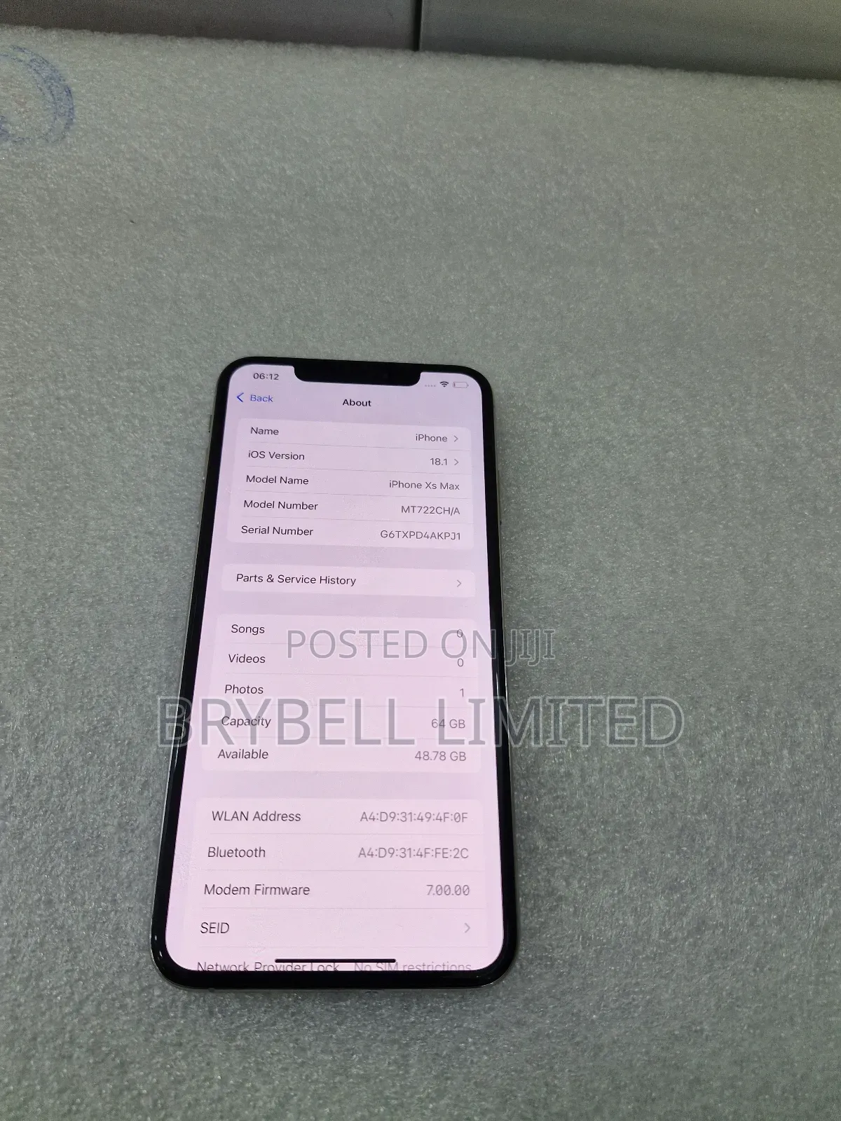 Apple iPhone XS Max 64 GB White