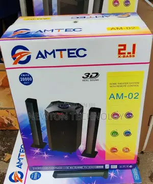 Amtec Am-02 Soundbar Super Bass Sound System Bt/Usb/Sd/Fm