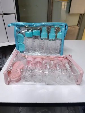 10pcs Refillable Travel Lotion Bottles Kit