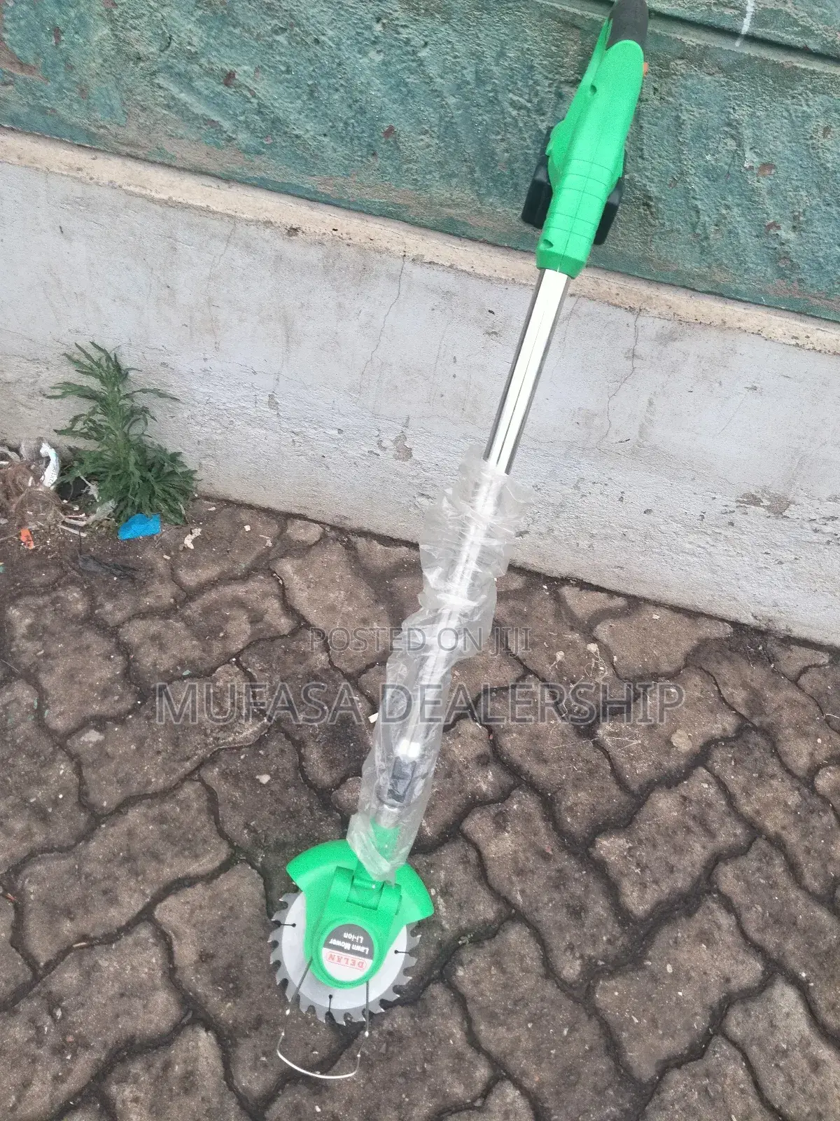 Original Double Blade Brush Cutter Battery-Driven