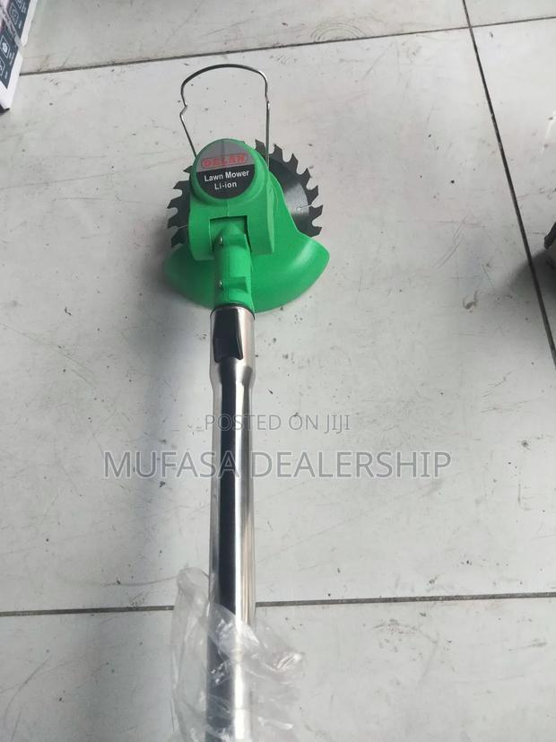 2 Blade Brush Cutter Battery Lawn Mower - thumbnail 2