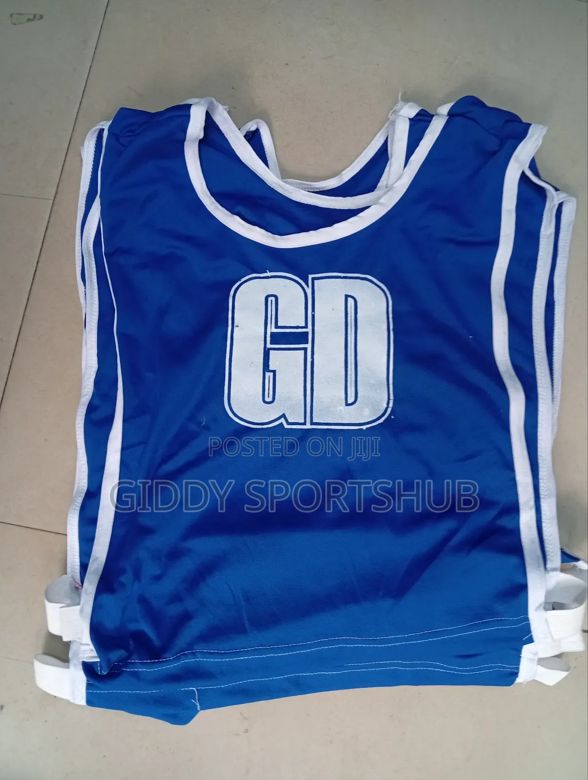Netball Bibs Set of 7 (Blue)