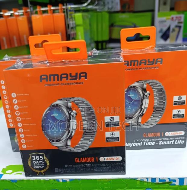 Amaya Asw-01 Smartwatch Sleek Business Style With Bluetooth - thumbnail 2