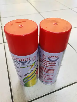 Spray Paint. Red