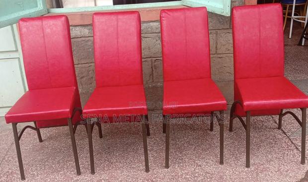 Maroon Executive Restaurant Chairs. - thumbnail 2