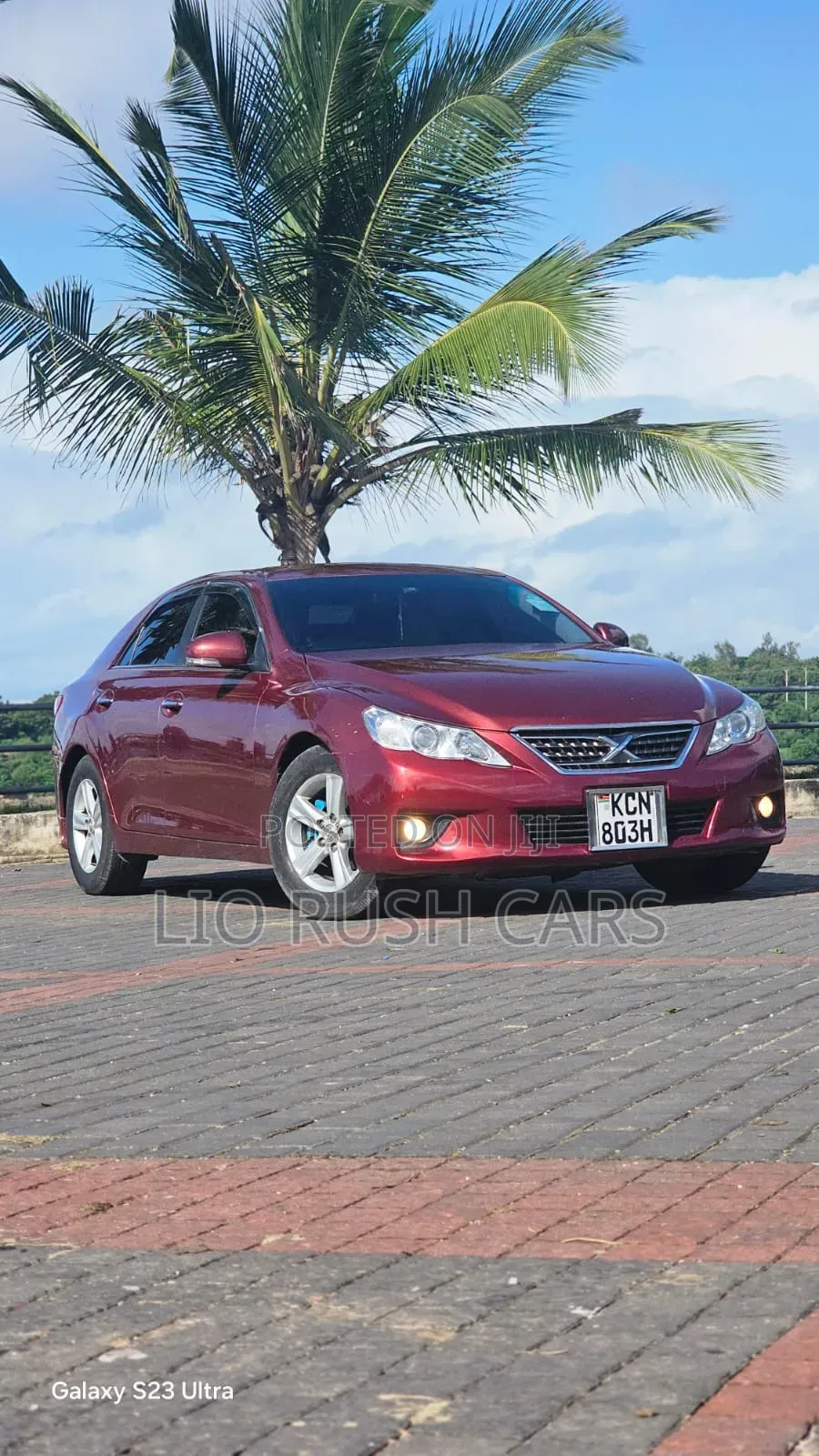 Toyota Mark X 2012 Red