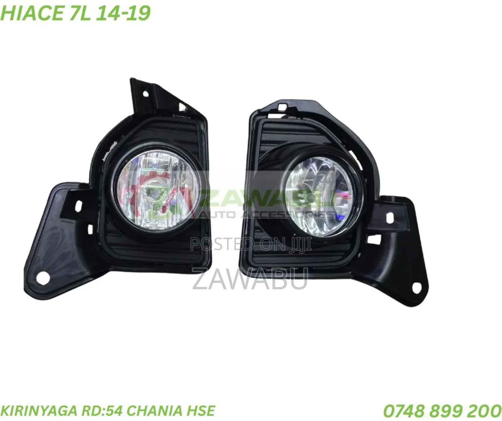 Foglight Hiace 2014-2018 Black