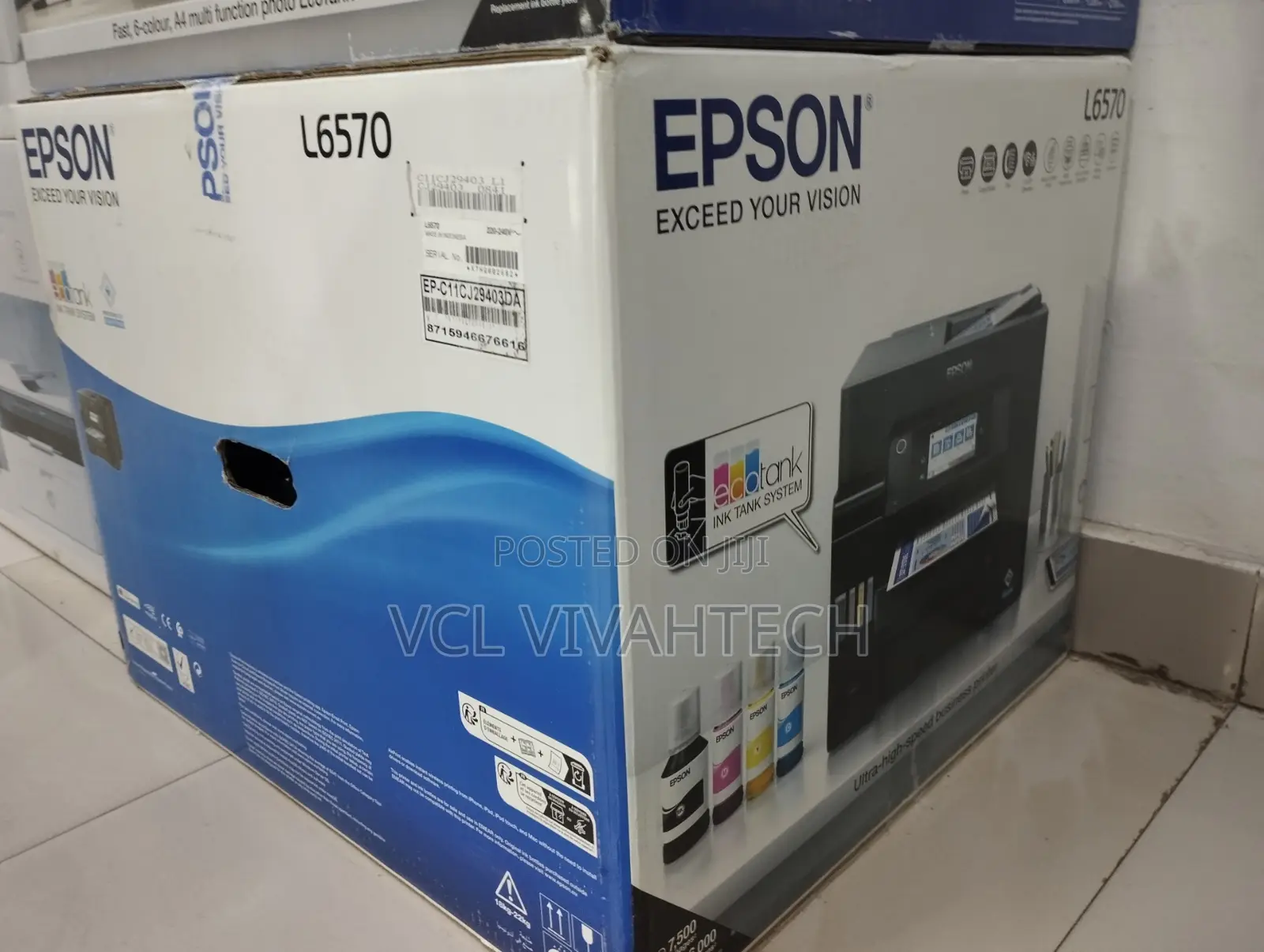 Epson Ecotank L6570 Wifi Duplex Fax