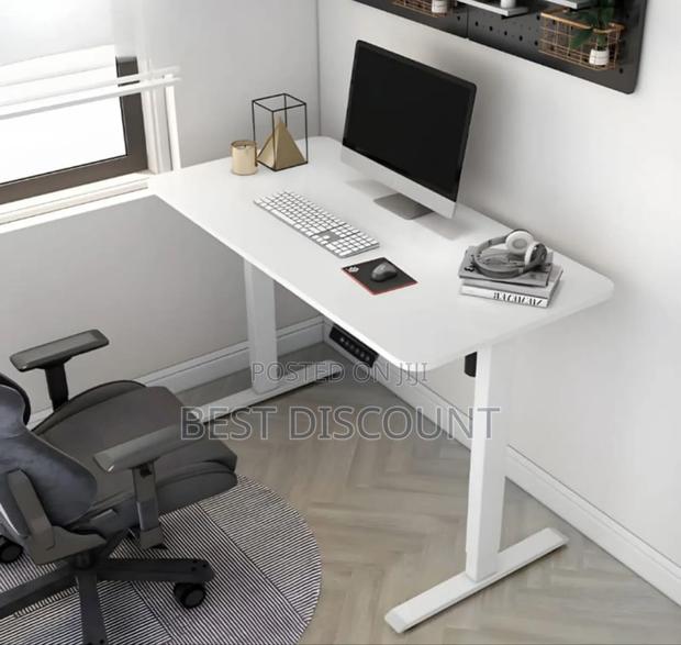 Office Table: Adjustable Electric Desk - main view