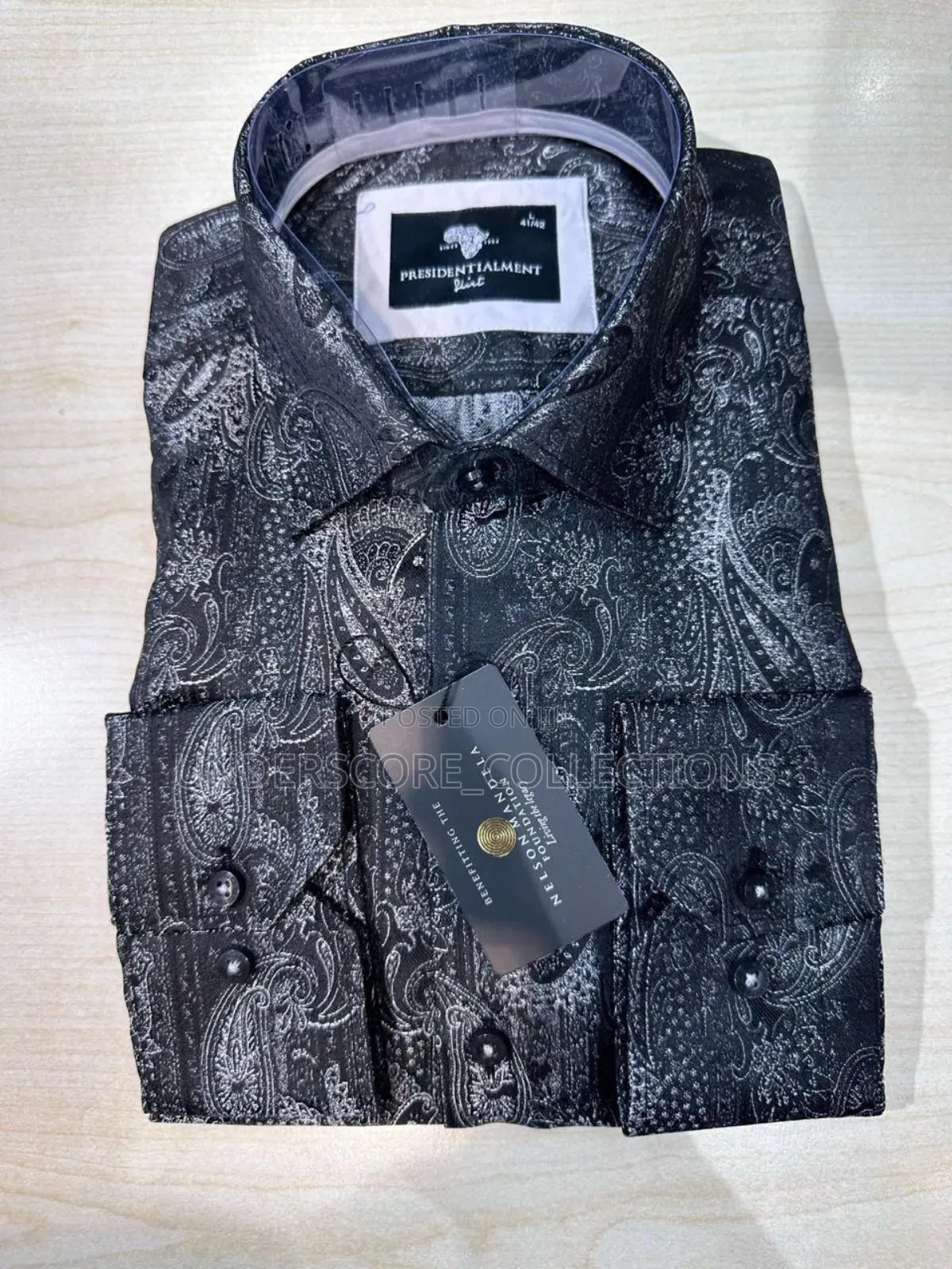 Executive Men Presidential Plus Size Turkey Floral Shirts
