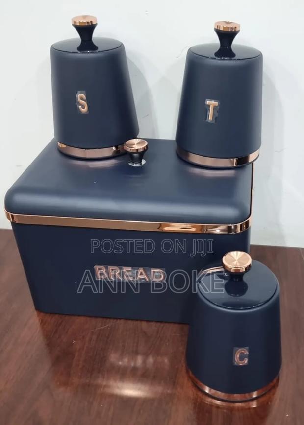 *New Arrival* *Cts 15l Bread Bin With 3 Canisters Each L