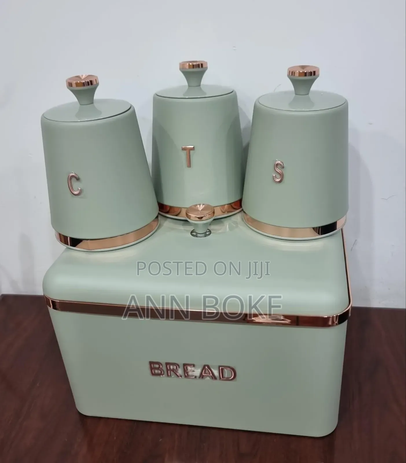 *New Arrival* *Cts 15l Bread Bin With 3 Canisters Each L