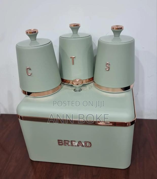 *New Arrival* *Cts 15l Bread Bin With 3 Canisters Each L - thumbnail 3