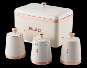 *New Arrival* *Cts 15l Bread Bin With 3 Canisters Each L