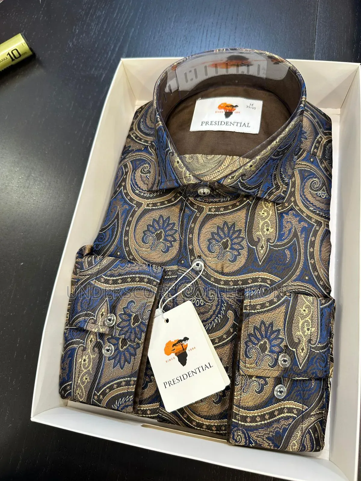 Elegant Men Plus Size Presidential Floral Shirts