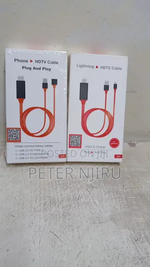 Phone HDTV Cable Plug and Play