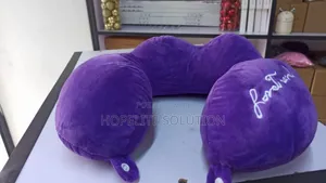 Pink and Purple Traveling Neck Pillow