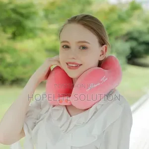 Pink and Purple Traveling Neck Pillow