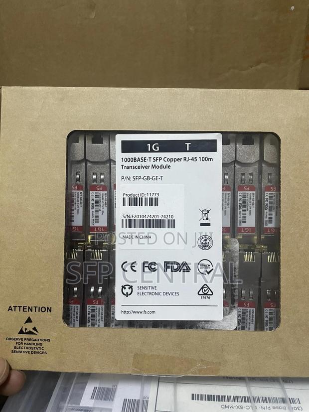 Fs SFP Copper 100m for Cisco/Huawei/Microtick - main view