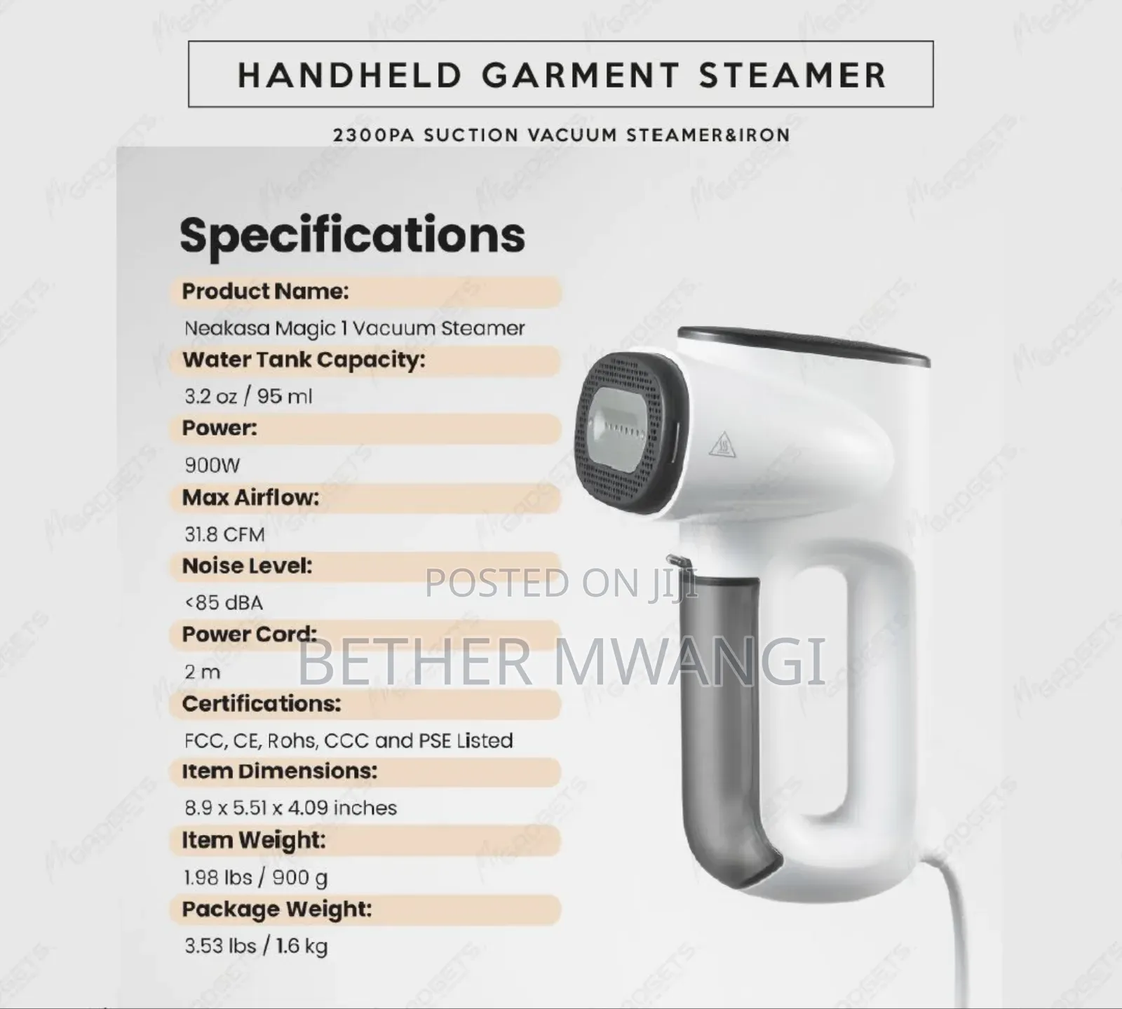 Hand Held Garment Steamer in Kenya
